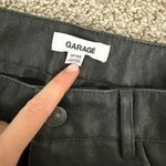 Garage Black Leather Skirt Photo 2