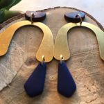 Handcrafted Polymer Clay Statement Earrings Photo 1