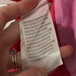 Farm Rio L Flower Cut-Out One Shoulder Midi Dress in Red and Pink Photo 7