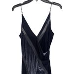 Free People Intimately  High Slit Velvet Dress Moss‎ Green Size S Prom Formal Photo 1