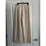 Abercrombie & Fitch  Cream Wide Leg Pleated High Waisted Pants Size Small Photo 3