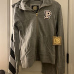 School House Women's Zip Up Hoodie Sweatshirt "P" University Size XS Photo 0