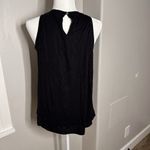 Loft Black Tank Top Size SMALL See through Blouse Sleeveless Night Out Photo 1