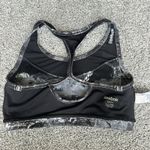 Reebok Small Black White Grey Racerback Sports Bra Photo 5