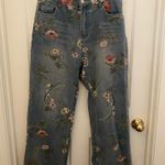 SheIn  90s Floral Print High Waisted Jeans 💗💙 Photo 0