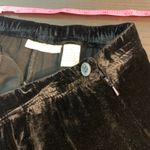 J Jill Black Velvet Palazzo Pants Elastic Waist M Comfort Vintage Party Holiday Size M Photo 4