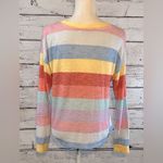 Pink republic  Long Sleeve Hacci T-Shirt Striped-Small Photo 1