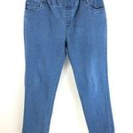 Blair Womens Jeans Pull On Skinny Pockets Medium Wash Size 12 TL Tall Long Photo 0
