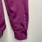 Athleta  Purple 1/4 Zip Jacket Sz Medium Photo 3