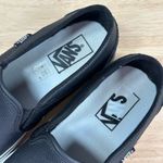 Vans  Asher Perforated Leather Slip On Sneakers Black Womens 8 Photo 8