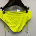 La Blanca Island Goddess Side Loop Hipster Bikini bottoms Vibrant Lime Sz 10 Photo 7