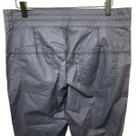 J.Crew NWT  Women’s Coated Cavalry Twill Blue Joggers Zip Open Bottom Legs Size 6 Photo 7