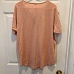 Knox Rose Knox‎ Rose Women Size Medium  V-Neck Shirt Peach Cotton Modal Beachy Photo 4