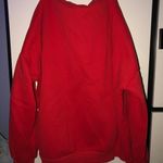 Adika Red Hoodie Oversized Photo 1