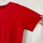 Gap | Red 100% Cotton Tee Shirt Short Sleeve Crew Neck Womens Large Photo 1