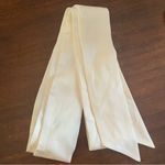White Sash Belt Scarf Extra Long 104” x 2 5/8” Photo 3