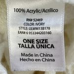 Time And Tru  Ivory Fringe Infinity Scarf Photo 2