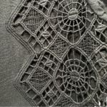 Chico's Chico’s Black Cutout Lace Long Sheer Bell Sleeve Shift Dress Whimsigoth Vamp Photo 7