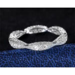 Boutique NEW 1 Ct Pretty Pave Simulated Diamond‎ Eternity Wedding Band Ring, Size 10 Photo 8