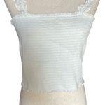 Aerie  Smocked tank top with ruffle sleeve Photo 5