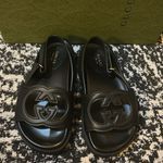 Gucci GG Interlocking G Sandal Cosmos Softy Black Photo 6