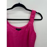 1. State Womens Barbie Pink Satin Tank Top Size Small Career Business Weekend Photo 3