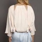 Briony Marsh Blush Pink Tassel Top Size 10 Size M Photo 7