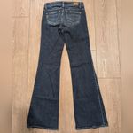 Paige Premium Denim JEANS 25 Tall Long Robertson Flare Leg Dark Wash Designer Photo 4