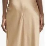 Significant Other Gold Back Dress Size 4 Photo 1