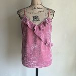 J.Crew Sleeveless Crushed Velvet Bubblegum Pink Top Size Medium NWT Photo 4