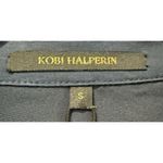 New Kobi Halperin Tiffany Belted Shirt Dress Navy Button‎ Front Size Small $498 Blue Photo 7