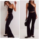 Free People We the free Curvy Karma corduroy flare pants black medium NEW Photo 1