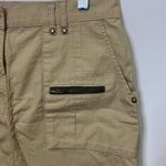 Bisou Bisou Khaki "Safari" Mini Cargo Skirt 100% Cotton size 8 Photo 2