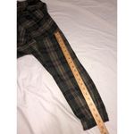 POL  Plaid Button Up Jacket Size M Frayed Distressed Hem Green Flannel Pockets Photo 7