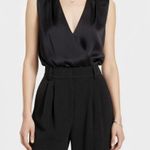 FAVORITE DAUGHTER Sleeveless Date Bodysuit, Black, Large Black Photo 0