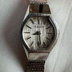 Bulova Vintage Watch Women’s Ladies Silver Mesh Buckle Band 1977 Manual Wind 6" Photo 0