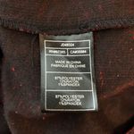 JACK  Red & Black Floral Print Dress Mini Jacquard A Line 3/4 Sleeve Size 4 Photo 3