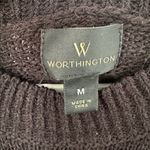 Worthington Black Knit Halter Sweater Tank Photo 4