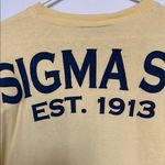 Spirit PHI SIGMA SIGMA Sorority  Jersey Spell
Out Shirt Size S Photo 4