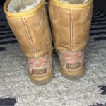 UGG  Classic Short Rustic Weave Brown Boots women’s shoe size 6 Photo 7