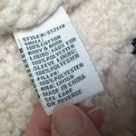 Sebby Ivory Sherpa Lined Hooded Parka Jacket Cinched Waist Cozy Winter XL Photo 4