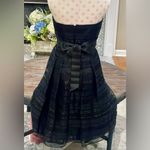 White House | Black Market Ribbon Stripe Strapless Cocktail Dress - Sz 8 - EUC Photo 6