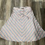 Talbots  LINEN BLEND STRIPE SKIRT NEW size 14 petite Photo 3