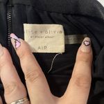 Alice + Olivia  Air Size 6 Black Midi Skirt W Front Slit And Built In Shapewear Photo 6