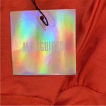 Missguided halterneck ruched front maxi dress tangerine orange NWT size 2 Photo 5