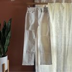 Madewell The Petite '90s Straight Jean High Rise Tile White NWT Size 26P Photo 2