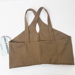 Girlfriend Collective NWT | Cafe Becca X Neck Keyhole Sports Bra Size Medium Photo 2