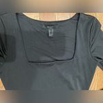 Forever 21  Black Ruched Long Sleeve Dress Photo 7