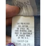 Blair  chambray pull on pants light blue drawstring elastic waist pockets 16PT Photo 2