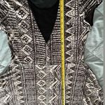 Vintage Kinch blue black and white snake print dress Size L Photo 4